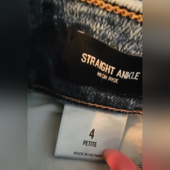 Express Straight Ankle High Rise Jeans Sz4P - Picture 6 of 6